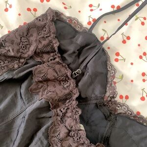 Black lingerie tank top from Free People’s Intimately Collection! New and unused